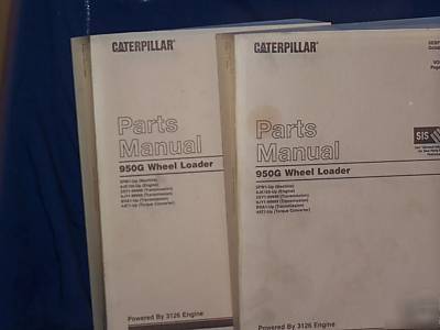 Caterpillar parts manual set 950G wheel loader vol. 1&2