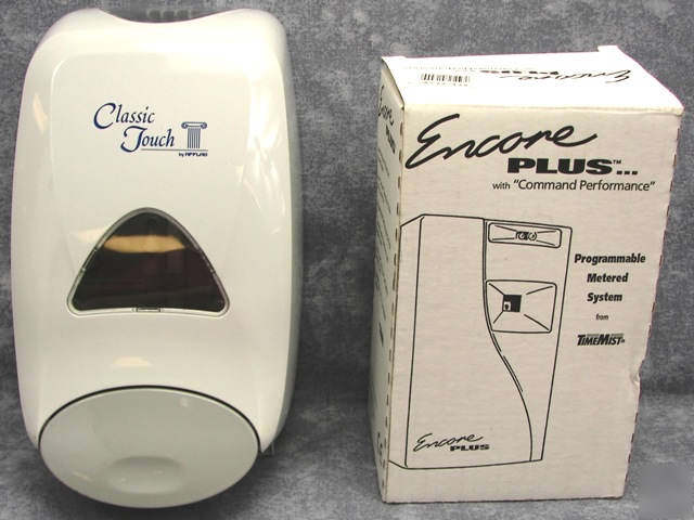 Classic touch dispenser & encore plus time mist meter