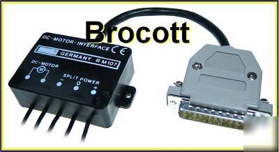 Dc motor controller - computer interface for dc motors