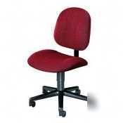 Every-dayÂ® burgundy pneumatic task chair