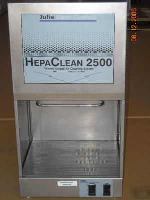 Hepaclean 2500 static control & parts cleaning chamber