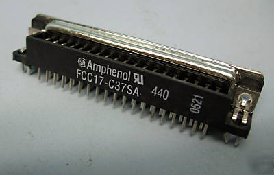 Lot of 10 amphenol FCC17-C37SA-440 receptacles