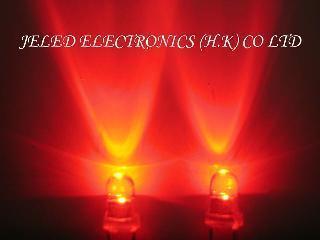 New 50PCS 3MM mega bright red led lamp 10,000MCD