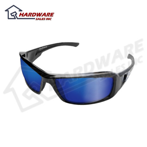 New edge XB118 brazeau safety glasses blue mirror lens 