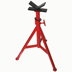 New , v-head pipe stand, heavy duty, 28