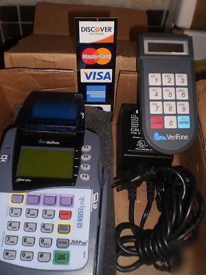 New verifone omni 3200SE credit card terminal & pinpad