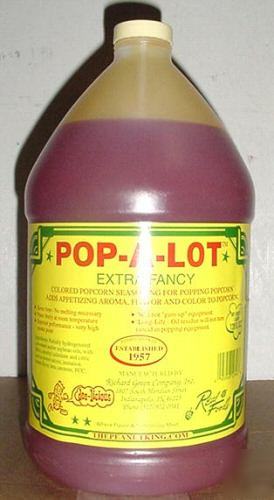 Popcorn machines fncy pop-a-lot oil-1 gal.-$24.75