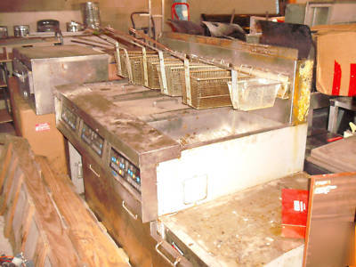 Stainless commercial kitchen fryer