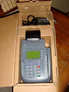 Verifone omni 3200 mint in box with power supply 512K