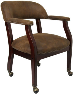 New jacket conference chair w/ casters reception seat 