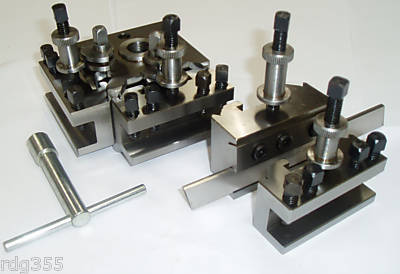 Rdgtools colchester lathe quick change toolpost set 