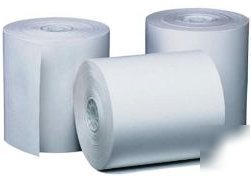 (12) 2 1/4 x 85 omni,verifone,nurit thermal paper rolls