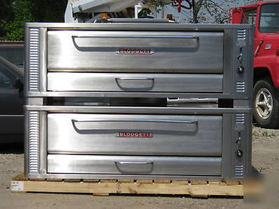 Blodgett 1060B stainless steel double deck pizza oven