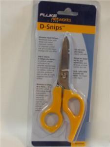 New fluke d-snips electrician's scissors strip notches