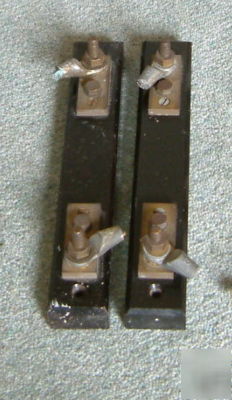 Pair of ex-post office telephone heavy current battery 