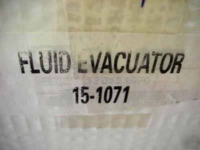 Vacula 15 1071 fluid evacuator msrp $888.44