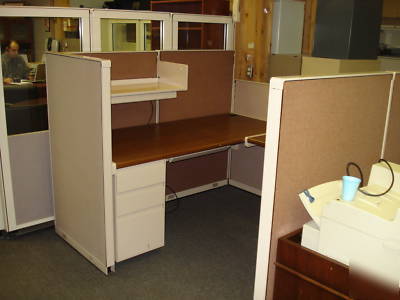 ***lot of 5 cubicles by steelcase 9000 6FTX6FT***