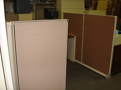 ***lot of 5 cubicles by steelcase 9000 6FTX6FT***