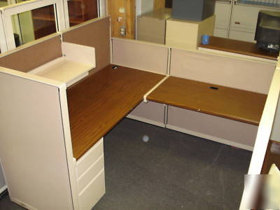 ***lot of 5 cubicles by steelcase 9000 6FTX6FT***
