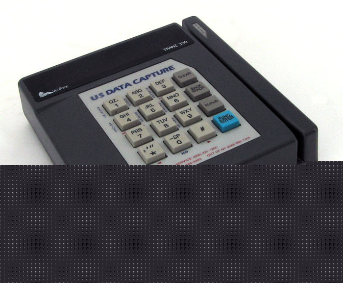 Verifone tranz 330 credit card scanner machine pos