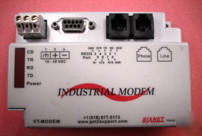 Vt-modem (2) sixnet modem industrial modem sixnet usa