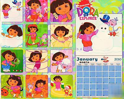 Dora the explorer 2010 wall calendar