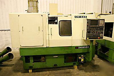 #9138 - shimada cn-660 6-spindle cnc automatic chucker