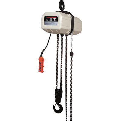 Jet heavy-duty electric hoist 1/2-ton cap, 10' lift