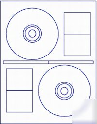 Blank cd dvd labels print your own :F312715-