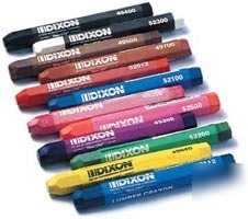 Dixon 52300 white lumber crayon 12/box