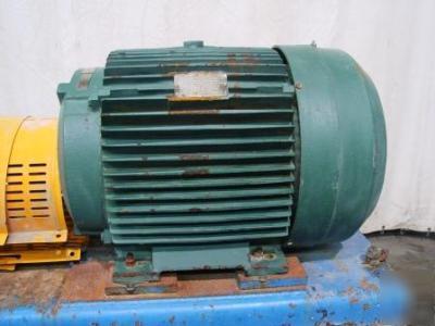 Gould hydraulic pump,model 3196,size 4,w/ 60 hp motor