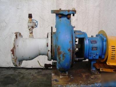 Gould hydraulic pump,model 3196,size 4,w/ 60 hp motor