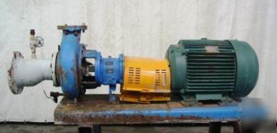 Gould hydraulic pump,model 3196,size 4,w/ 60 hp motor