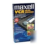 Maxell - maxell vp 100 - cleaning vhs tape 290058