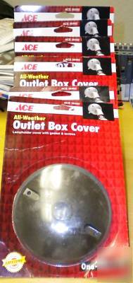 New 6 ace all weather outlet box lamp holder covers ** **