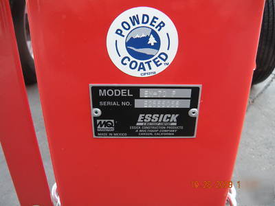 New essick plaster & mortar mixer 5.5HP honda eng 7CF