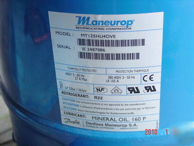 New lennox maneurop compressor part # 97H56 10.4 ton 