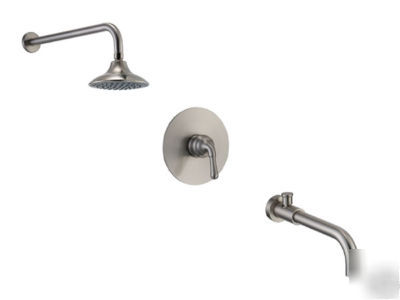 New tub and shower faucet with pressure balance 