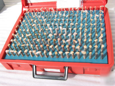 Pin gage sets--.251--.500--minius or plus set-