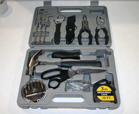 Tool kit - 45 piece assortment - heavy duty set