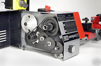 Automatic feed attachment for compact 5 lathe