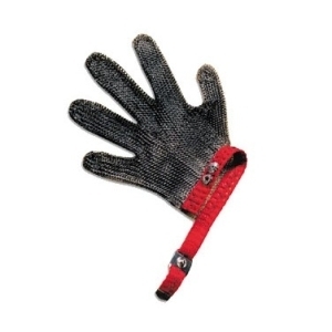 Cut resistent safety glove stainless steel mesh medium
