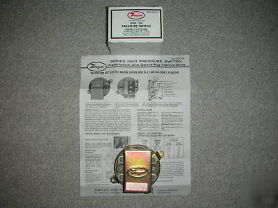 Dwyer 1910-1 differential pressure switch