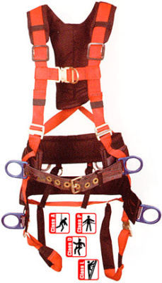 Elk river pinnacle tower al 6 d-ring harness 68613