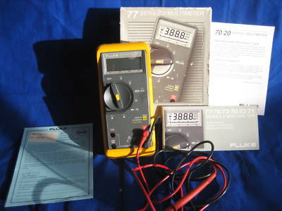 Fluke 77 series ii, with box, instructions