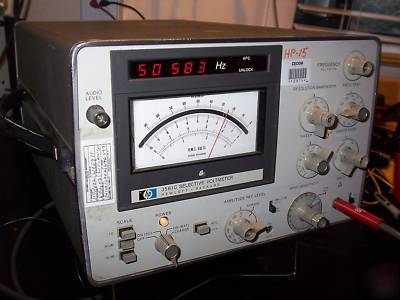 Hp agilent 3581C selective ac 50 khz digital voltmeter