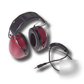 Motorola receive only dual muff headband style headset