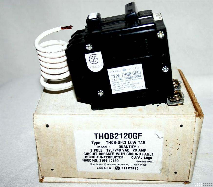 New 1 ge THQB2120GF 2 pole circuit breaker low tab