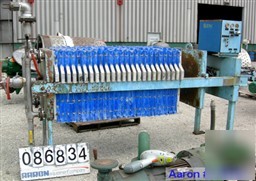 Used: eimco shriver filter press, model M800FB, carbon