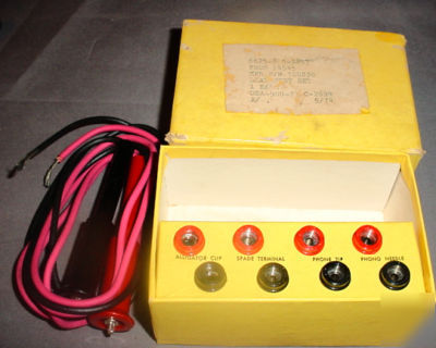 Vintage tool hubbell test prod kit in origional box